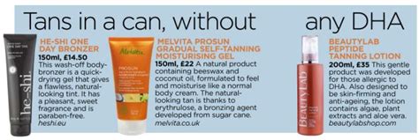 are the chemicals in a fake tan harmful